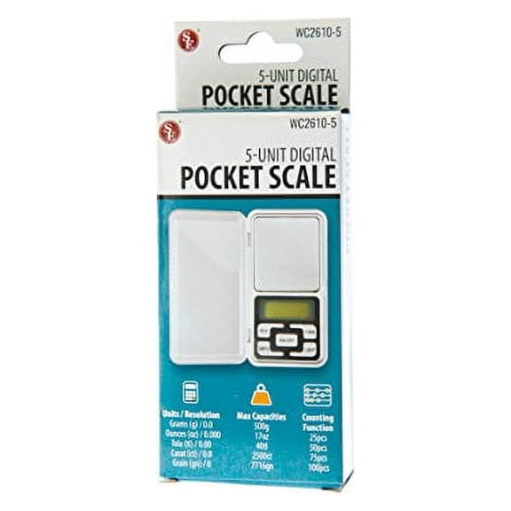 SE 5-Unit Digital Pocket Scale - WC2610-5