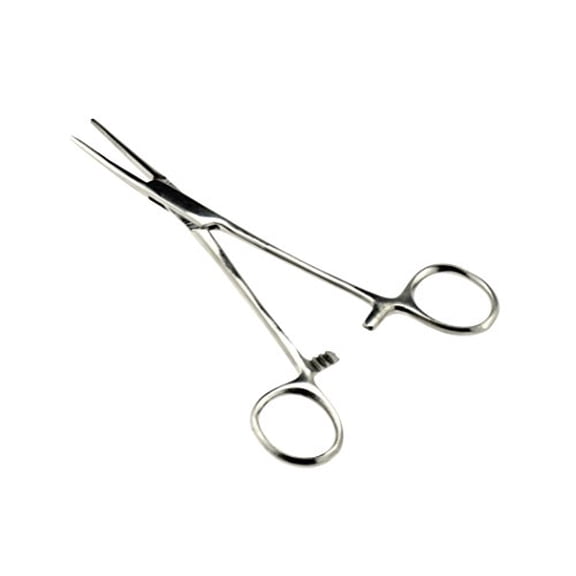 SE 655FS 5-1/2" Stainless Steel Self-Locking Straight Forceps