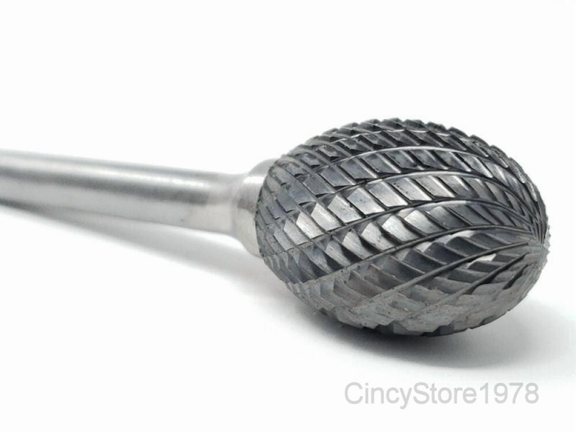 SE-7 Double Cut Tungsten Carbide Bur Cutting Tool Burr Abrasive Egg ...