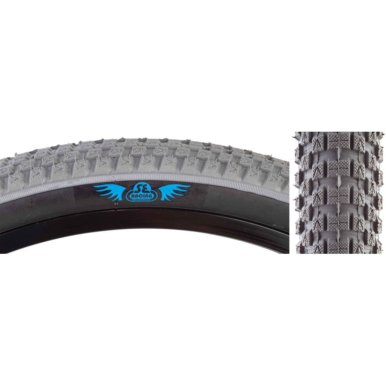 Pacco Da 2 Copertoncini SE Bikes Cub 24x2.0 - Rifrangenti Neri Per BMX