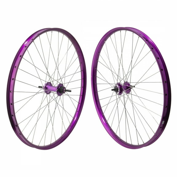 SE Bikes Monster Quad 29in Wheelset Purple/Black Disc 36H 1-spd CAS 110/142mm