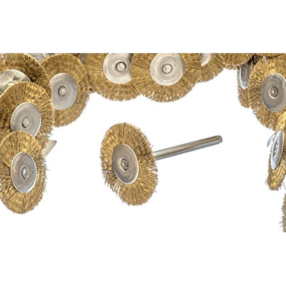 SE Box Brass Wire Wheel Brushes (36 PC.) - LMB10