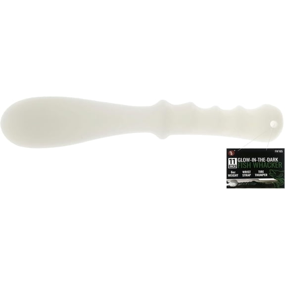 SE Glow in The Dark 11" Thumper Fish Whacker Bat With Ridged Handles- FW