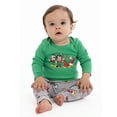 thumbnail image 1 of Mickey Mouse Baby Boys Christmas Graphic Bodysuit and Jogger Pants Set, 2-Piece, Sizes 0M-12M, 1 of 6
