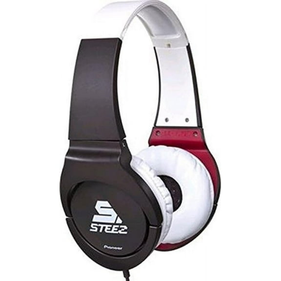 Fully-STEEZ On-Ear Dance-Inspired Stereo Headphones COLOR: BLACK & WHITE