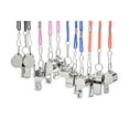 thumbnail image 1 of SE Metal Whistles Set with Assorted Color Lanyards (12 PC.) - WH12, 1 of 5