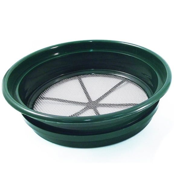 SE Patented Stackable 13-1/4" Sifting Pan, Mesh Size 1/20"