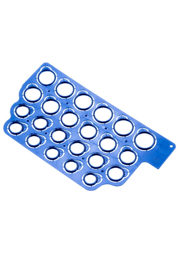 23-Piece Plastic Ring Sizer Set – USA Sizes 2 to 13 in Half-Size Increments, Ideal for Jewelers, Hobbyists & Ring Makers - 8903FG