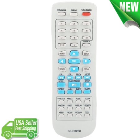 SE-R0268 Replace Remote for Toshiba DVD SD-170EKE SD-680KY SD-270EKB SD-K770KU