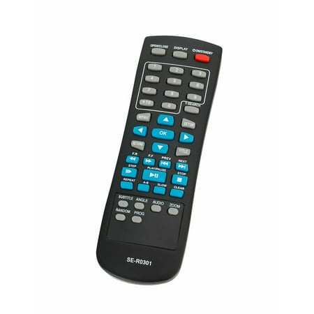 SE-R0301 Replace Remote for Toshiba DVD Player SD-4100KU SD-4200 SD-4300 SD-K780