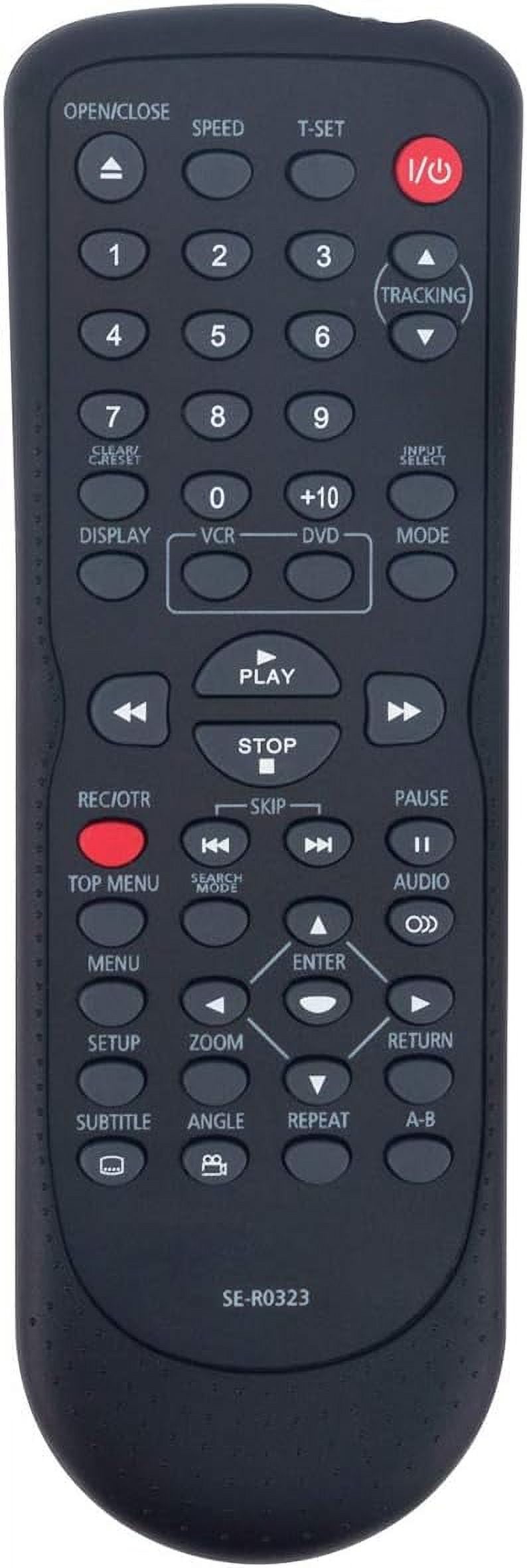 SER0323 Replacement Remote Control Compatible with Toshiba DVD VCR