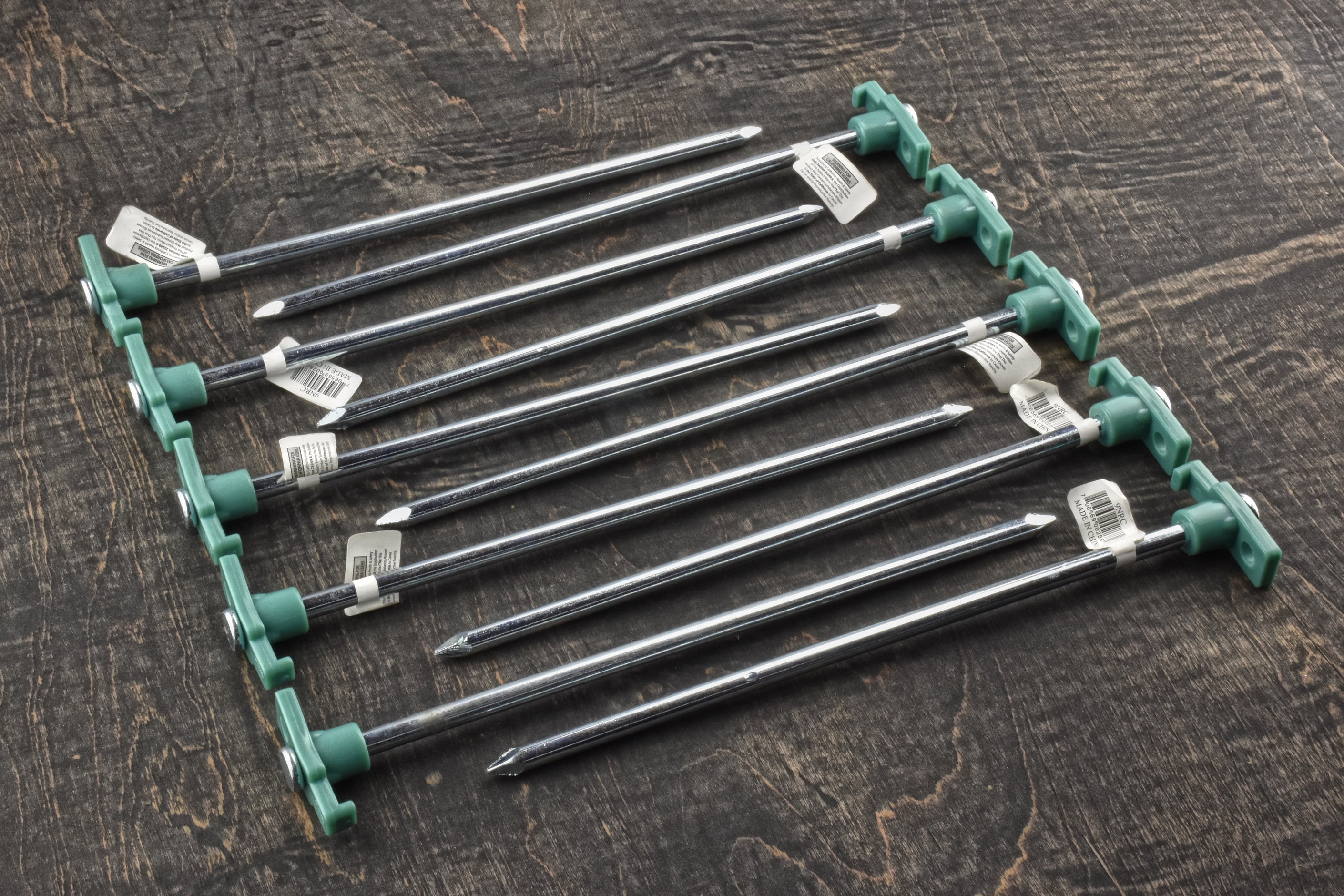SE Steel 10.5" Tent Stakes, 20 Pack
