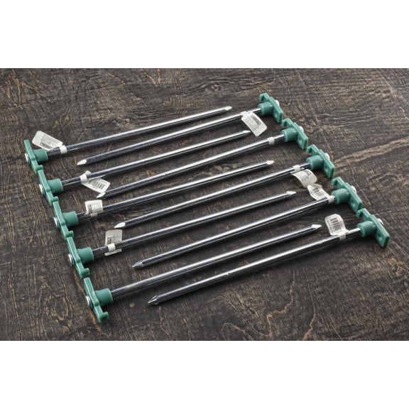 SE Steel 10.5" Tent Stakes, 20 Pack