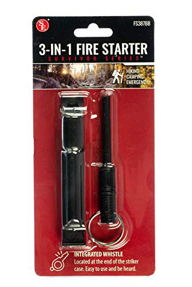 SE Survivor Series 3-in-1 Firestarter, Tactical Black, Black - FS387BB ...