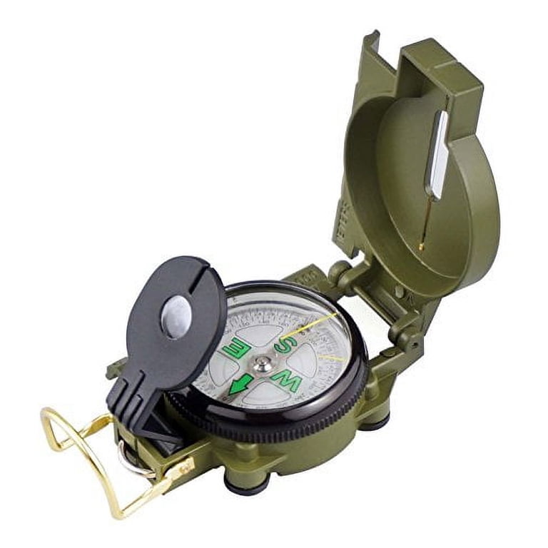 SE Survivor Series Army Green Lensatic Compass - CC45-2A - Walmart.com