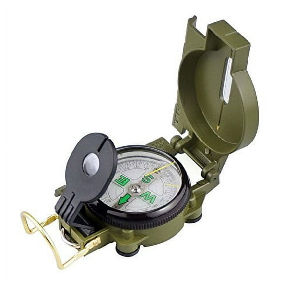 SE Survivor Series Army Green Precision Lensatic Compass - CC45-2A