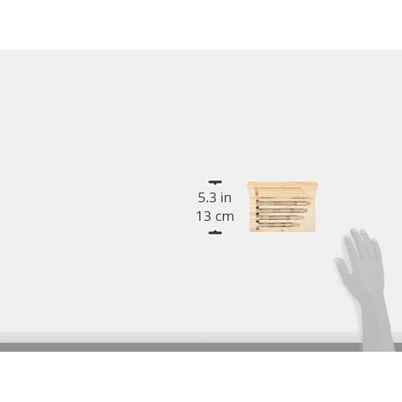 SE Swivel Head Pin Vise Set Chrome Plated Brass in Wooden Box (4 PC.) - 8407SH4