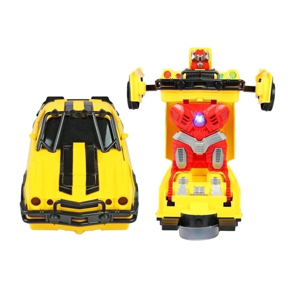 SE Transform Robot Car | Fog Stream Car Battery Operated Transforming Toys with Sounds and Flashlights