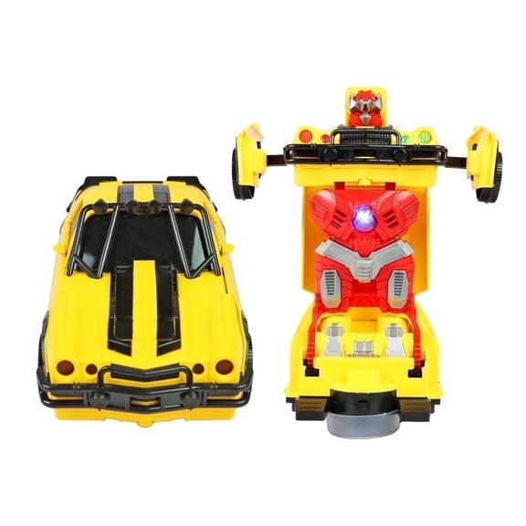 SE Transform Robot Car | Fog Stream Car Battery Operated Transforming Toys with Sounds and Flashlights