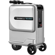 Airwheel SE3mini Motorized Riding Suitcase, Smart Electric Carry-On Luggage with Removable Battery & TSA Lock, 20-Inch, Silver