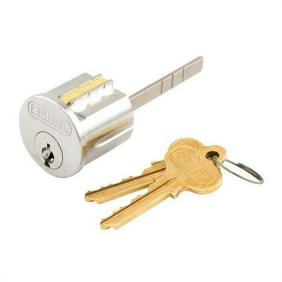 SE70003 Segal Key Lock Cylinder Satin Chrome