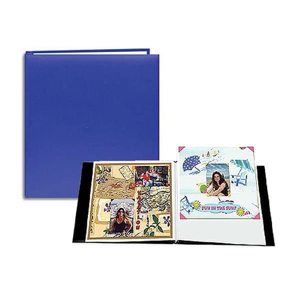 SEA-BLUE E-Z LOAD 8one-half inchx11 Scrapbook by Pioneer - 8.5x11