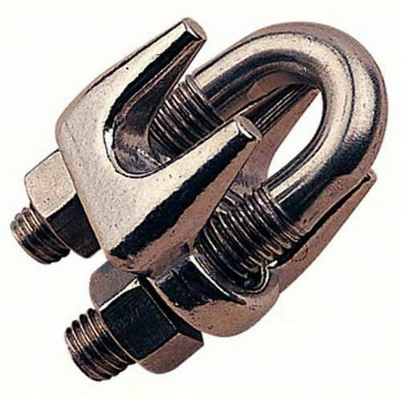 SEA DOG CORPORATION Stainless Steel Wire Rope Clip 1/8"