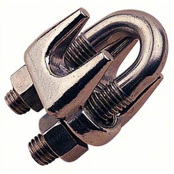 SEA DOG CORPORATION Stainless Steel Wire Rope Clip 1/8"