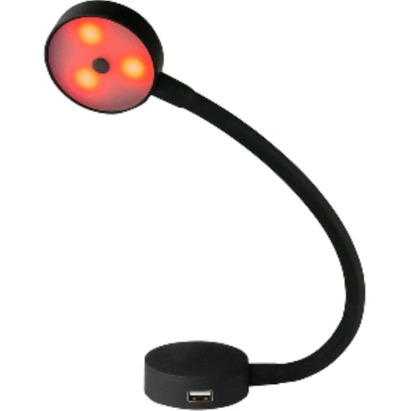 SEA-DOG FLEX NECK LAMP W/RED NIGHT LIGHT AND USB SOCKET