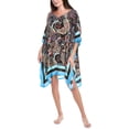 thumbnail image 1 of SEA LEVEL AUSTRALIA womens  Bohemia Placement Kaftan, O/S, Black, 1 of 3