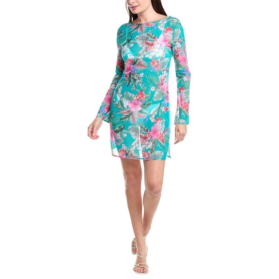 SEA LEVEL AUSTRALIA womens  Pacifico Mesh Short Dress, s, Green