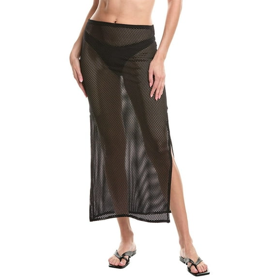 SEA LEVEL AUSTRALIA womens  Surf Mesh Long Skirt, m, Black