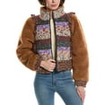 thumbnail image 1 of SEA NY womens  Felicity Wool & Linen-Blend Jacket, XXS, Brown, 1 of 3