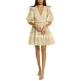 thumbnail image 1 of SEA NY womens  Marley Pleated Smocked Mini Dress, 6, White, 1 of 3
