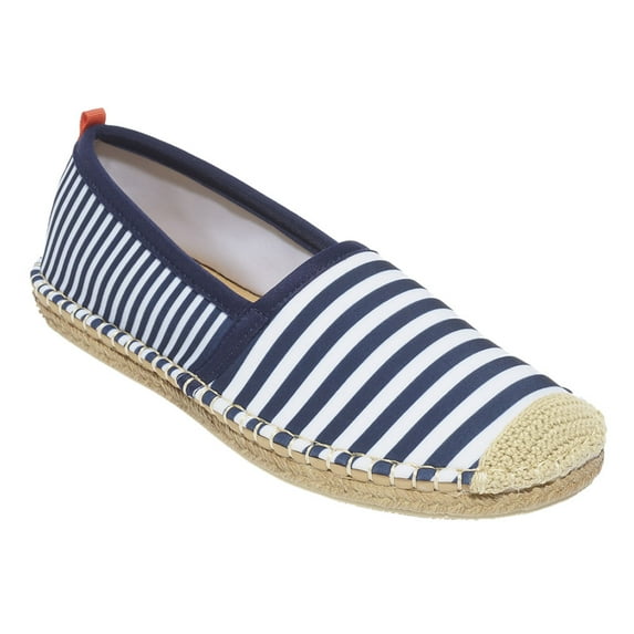 SEA STAR BEACHWEAR Kid's Beachcomber Espadrilles, Navy/White, K11