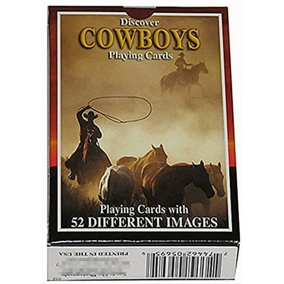 SEA and SKY Discover Cowboys Playing Cards