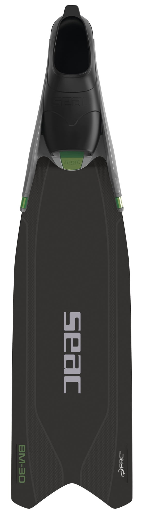 SEAC BM30 Long fins with Interchangeable Blades for Freediving & Spearfishing (Black, 12.5-13.5)