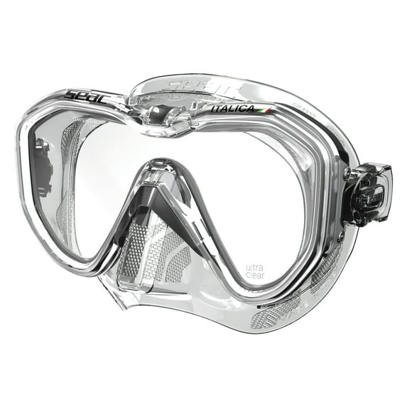 SEAC Italica Single-Lens Dive Mask (Black)