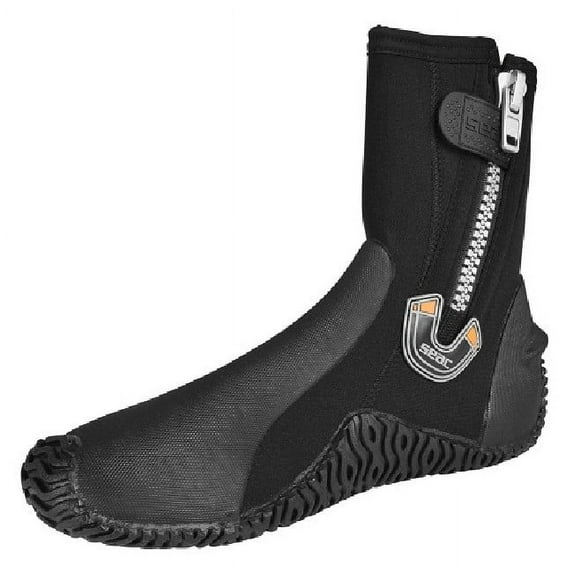Seac 5mm Neoprene Basic HD Scuba Boots with Side Zipper