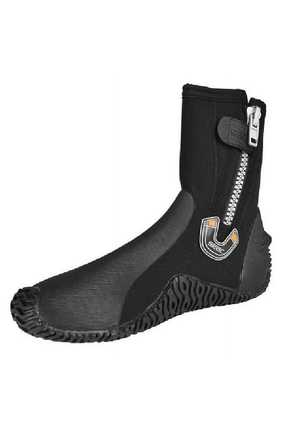 5mm Neoprene Basic HD Scuba Boots with Side Zipper