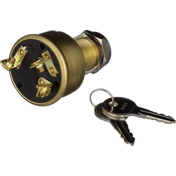 SEACHOICE 11621 3-Position Heavy Duty Ignition Starter Switch