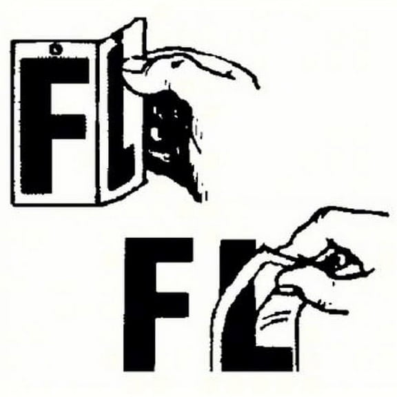 SEACHOICE Boat Lettering U, Black