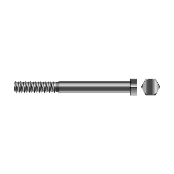 SEACHOICE Cap Screws - Hex Head Color:, Size: 7/16-14 x 2", Option: 10/BG