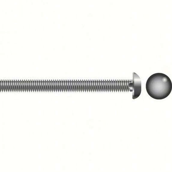 SEACHOICE Carriage Bolts Size: 3/8-16 x 1-1/2", Option: 25