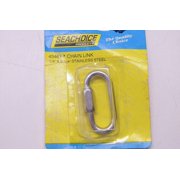 SEACHOICE Chain Link Stainless Steel 1/4 in, 2-1/4 in.
