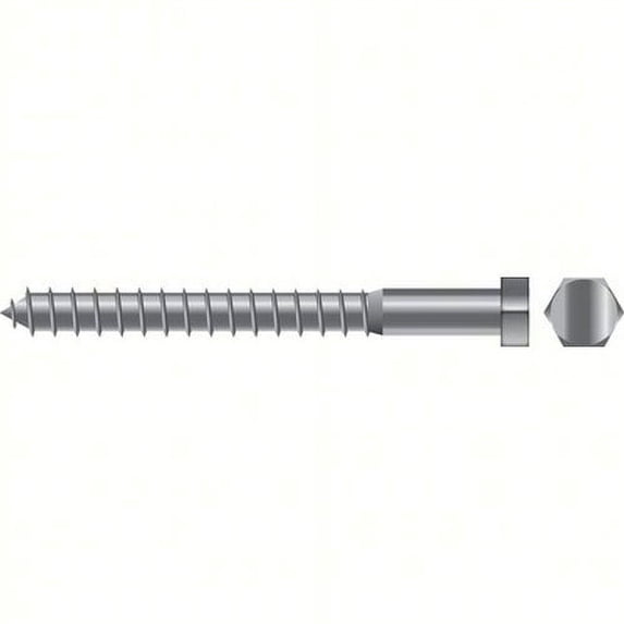 SEACHOICE Lag Screw Color:, Size: 3/8 x 1-1/2", Option: 25/BG