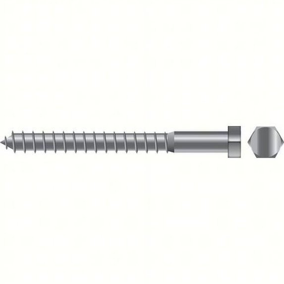 SEACHOICE Lag Screw Color:, Size: 5/16 x 3-1/2", Option: 10/BG