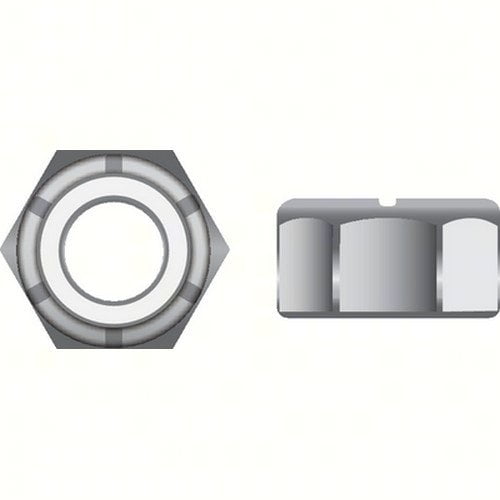SEACHOICE Nylon Insert Locknuts - Stainless 5/16-24 NYLINSLOCKNT SS 50/BG