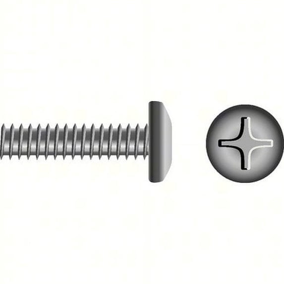 SEACHOICE Phillips Machine Screw - Pan Head Color:, Size: 10-24 x 1-1/2", Option: 100/BG