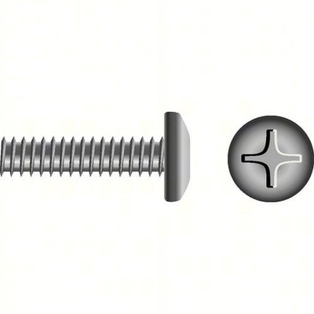 SEACHOICE Phillips Machine Screw - Pan Head Color:, Size: 12-24 x 1 ...